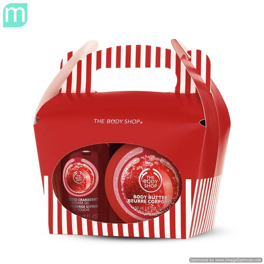 Mini Gift Set The Body Shop Frosted Cranberry Mint Cosmetics