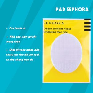 Miếng rửa mặt Sephora Exfoliating Face Disc