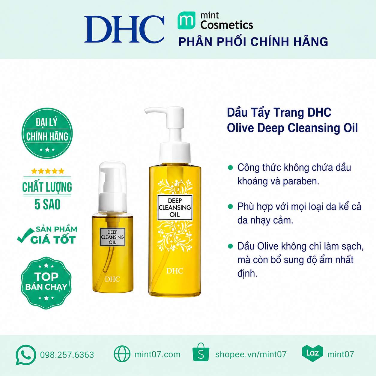 Dầu Tẩy Trang DHC Deep Cleansing Oil Dầu Tẩy Trang DHC Deep Cleansing Oil