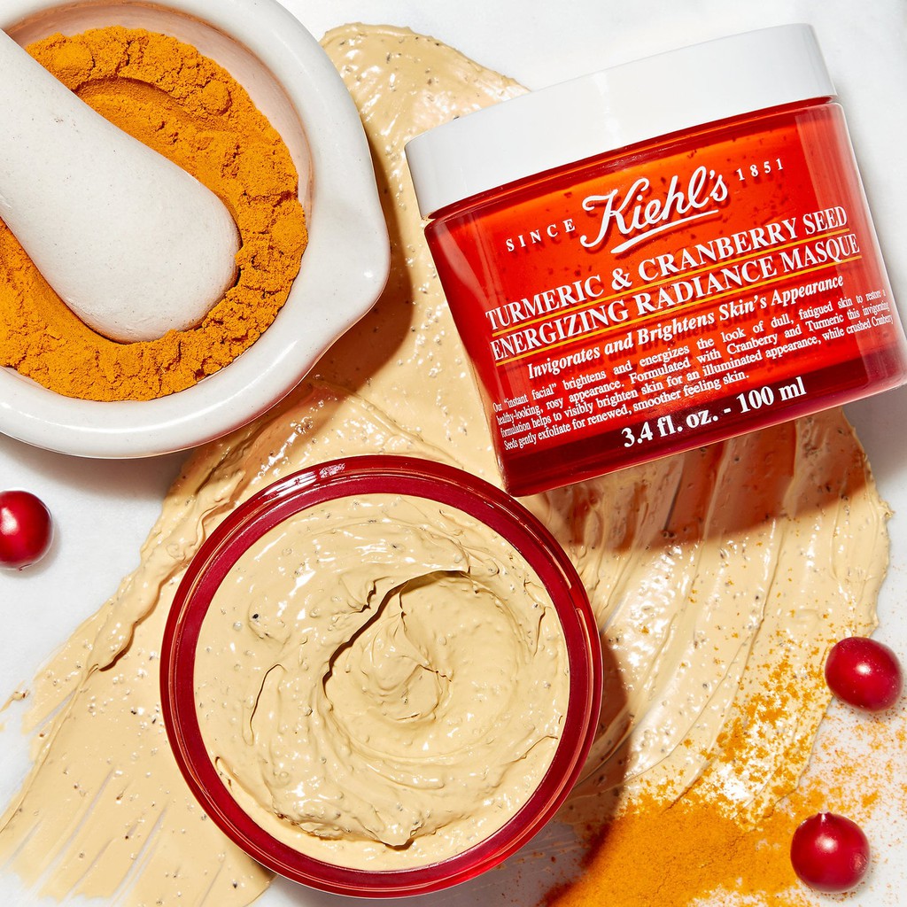 Mặt Nạ Kiehl's Turmeric & Cranberry Seed Energizing Radiance Masque