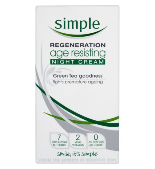 Kem Dưỡng Ngăn Ngừa Lão Hóa Simple Regenerration Age Resisting Night Cream kem-duong-simple-age-resisting-night-cream-1