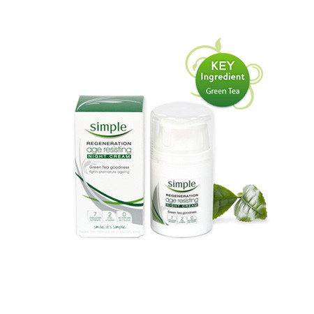 Kem Dưỡng Ngăn Ngừa Lão Hóa Simple Regenerration Age Resisting Night Cream kem-duong-simple-age-resisting-night-cream-2