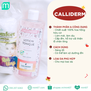 Nước Hoa Hồng Calliderm Lotion Tonique