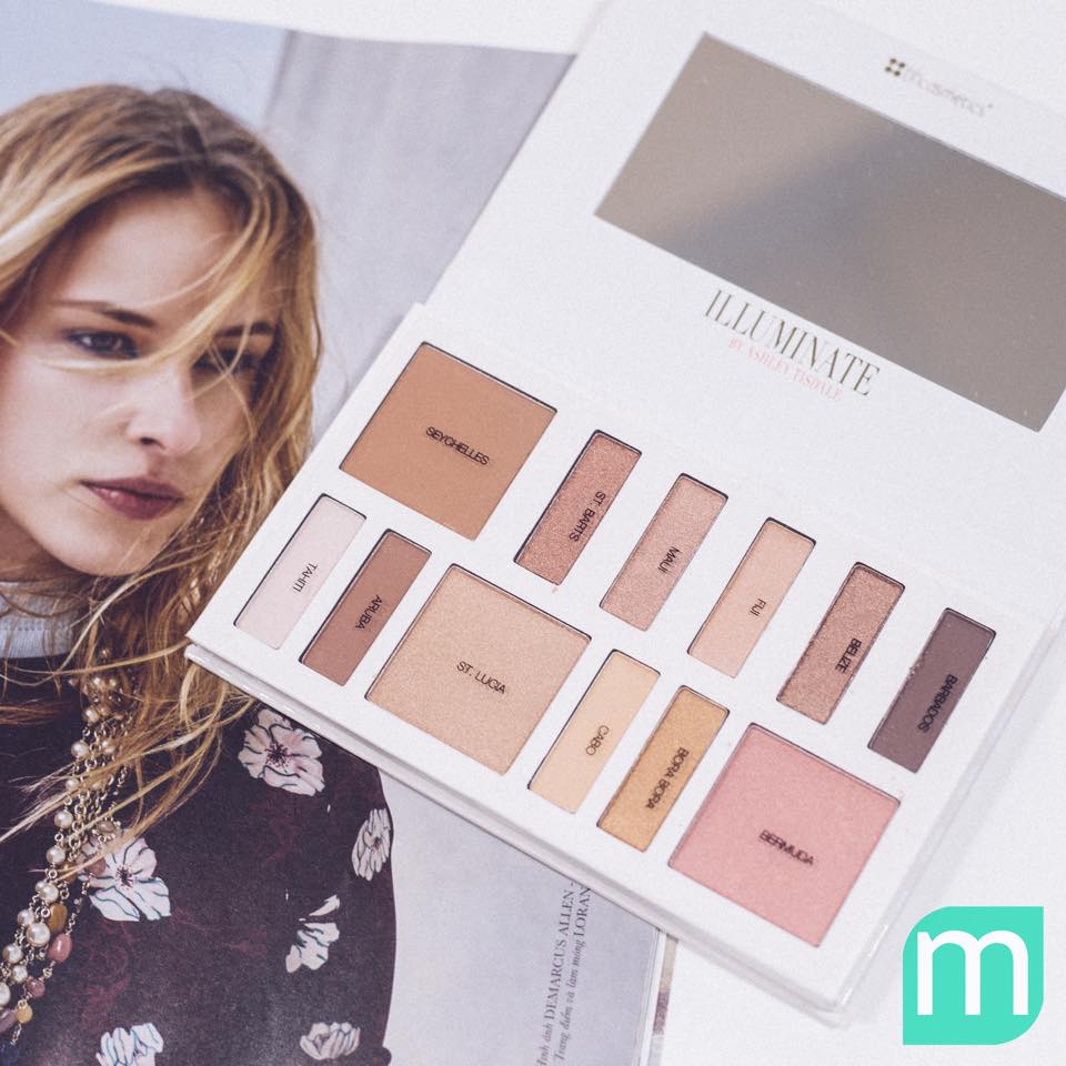 Bảng mắt BH Cosmetics Illuminate by Ashley Tisdale 12 màu – Beach Goddess Bảng mắt BH Cosmetics Illuminate by Ashley Tisdale 12 màu – Beach Goddess - Ảnh 2