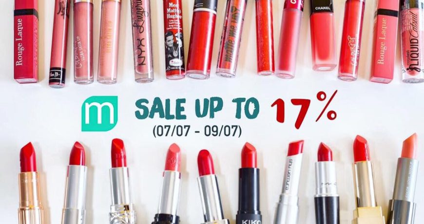 Chúc mừng sinh nhật 3 tuổi Mint Cosmetics - Bữa tiệc ĐẠI SALE SON tri ân khách hàng lên tới 17% 