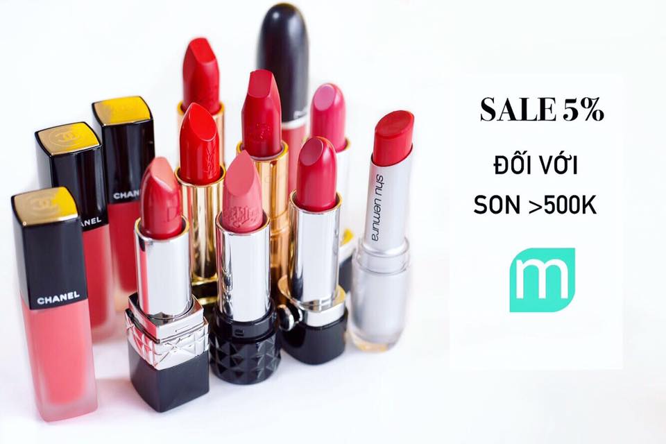 Chúc mừng sinh nhật 3 tuổi Mint Cosmetics - Bữa tiệc ĐẠI SALE SON tri ân khách hàng lên tới 17% 