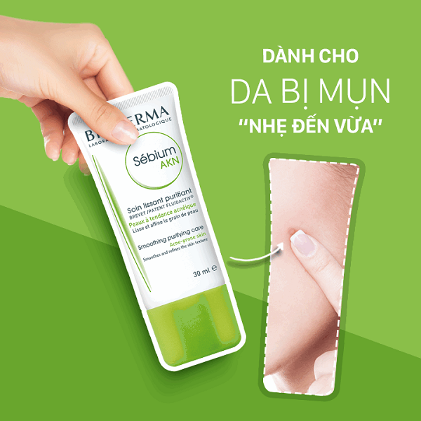 Kem Dưỡng Bioderma Sebium AKN Kem Dưỡng Bioderma Sebium AKN - Ảnh 2