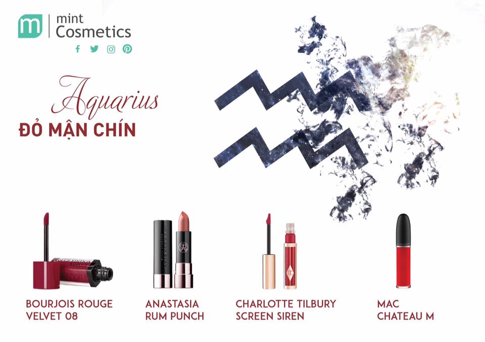 Chọn Son Cho 12 Cung Hoàng Đạo Chọn Son Cho 12 Cung Hoàng Đạo