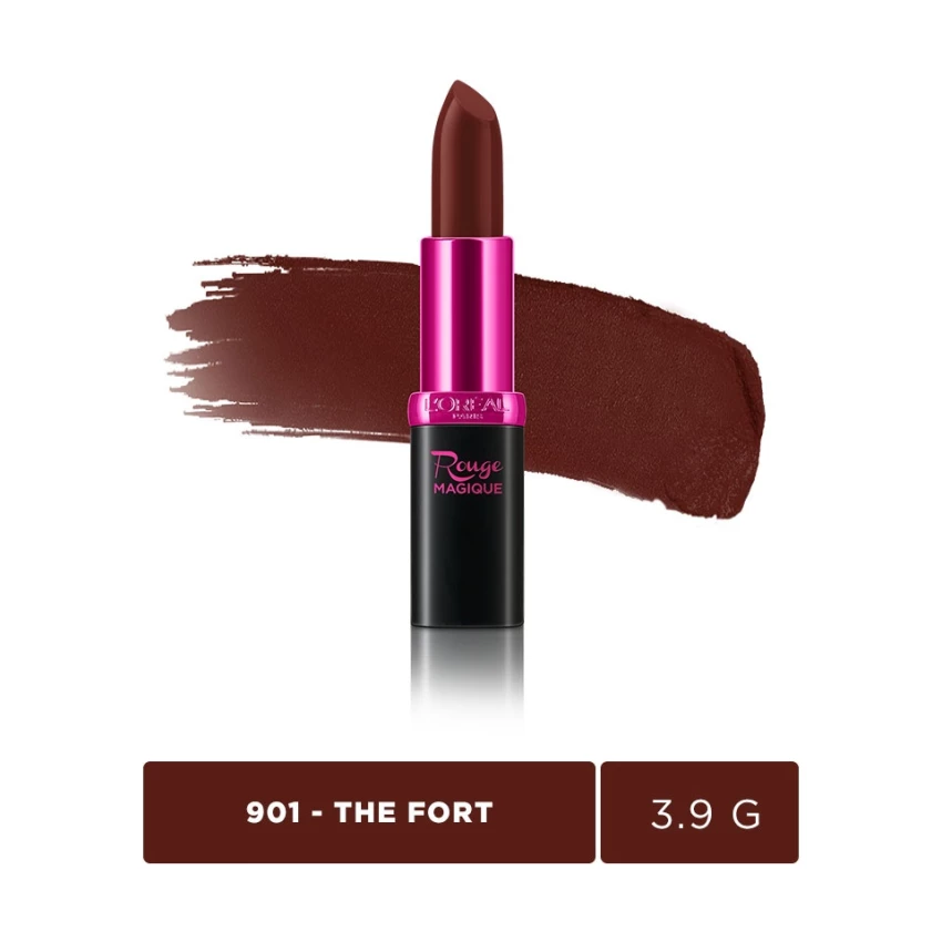 Son L'oreal Paris Rouge Magique 901 The Fort https://mint07.com/wp-content/uploads/2018/01/Son-Loreal-Paris-Rouge-Magique-901-The-Fort-swatch.png