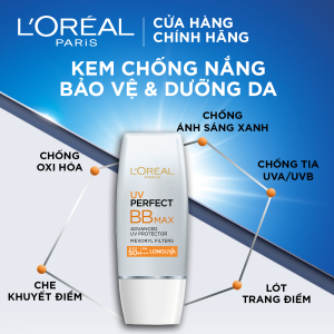 Kem Chống Nắng L'Oreal BB Cream UV Perfect Max SPF 50+ PA+++ Kem Chống Nắng L'Oreal BB Cream UV Perfect Max SPF 50+ PA+++