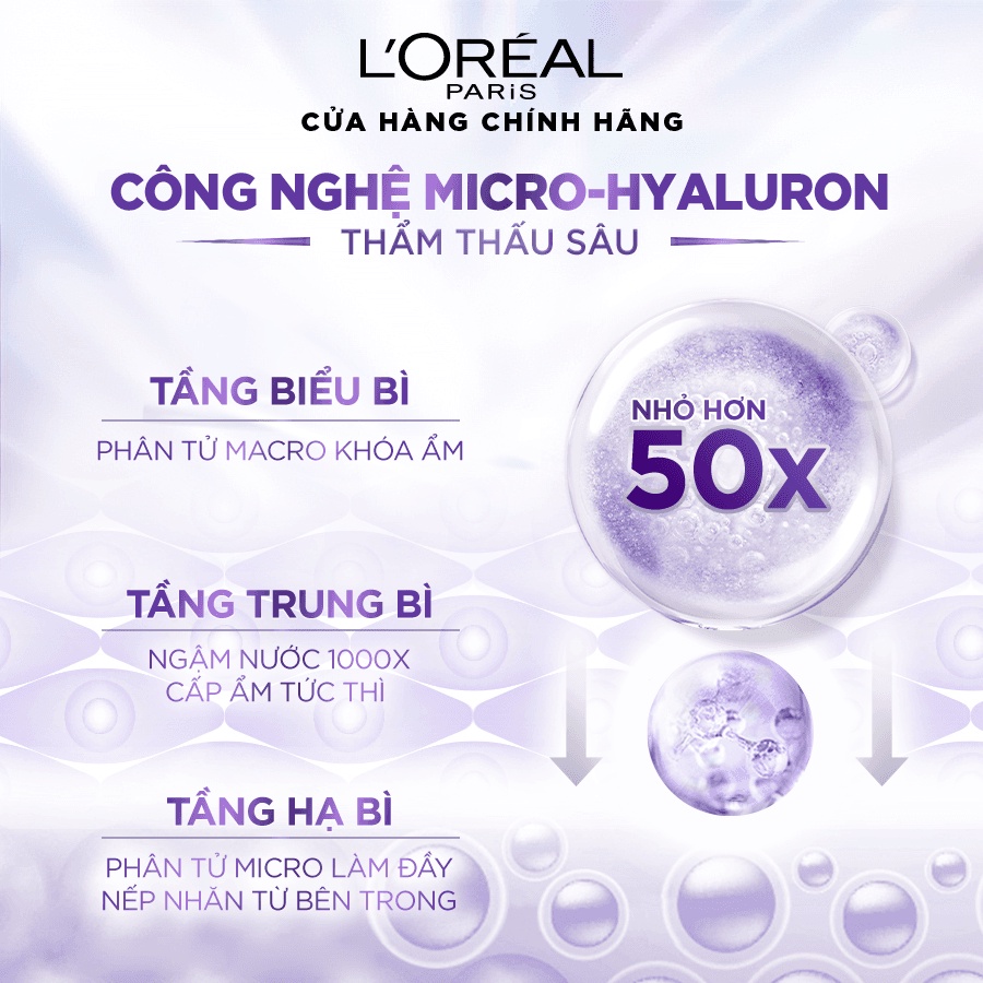 Kem Dưỡng L'Oreal Paris Revitalift Hyaluronic Acid Plumping Cream Day 50ml