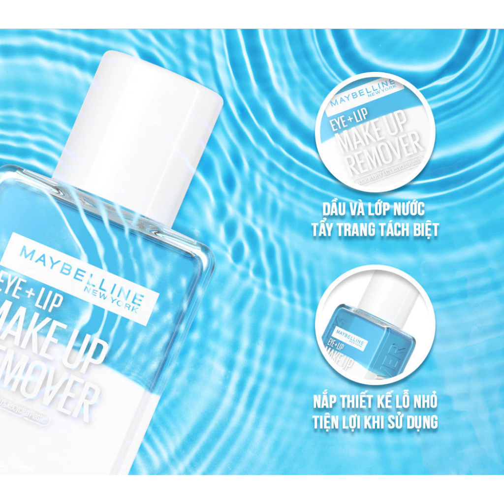 Tẩy Trang Mắt Môi Maybelline Makeup Remover Eye And Lip 150ml Tẩy Trang Mắt Môi Maybelline Makeup Remover Eye And Lip 150ml