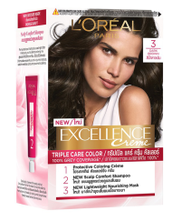 Thuốc Nhuộm Tóc L'Oreal Excellence Crème - 3 Dark Brown