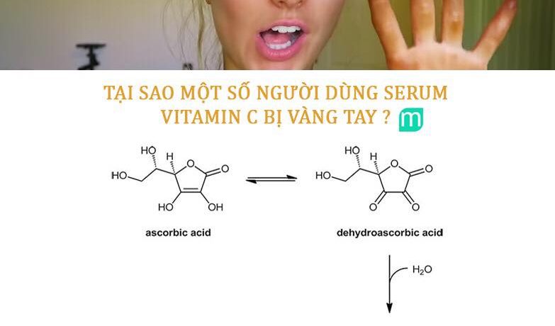 Tại Sao Một Số Người Dùng Serum Vitamin C Bị Vàng Tay? tai-sao-dung-vitamin-c-bi-vang-tay