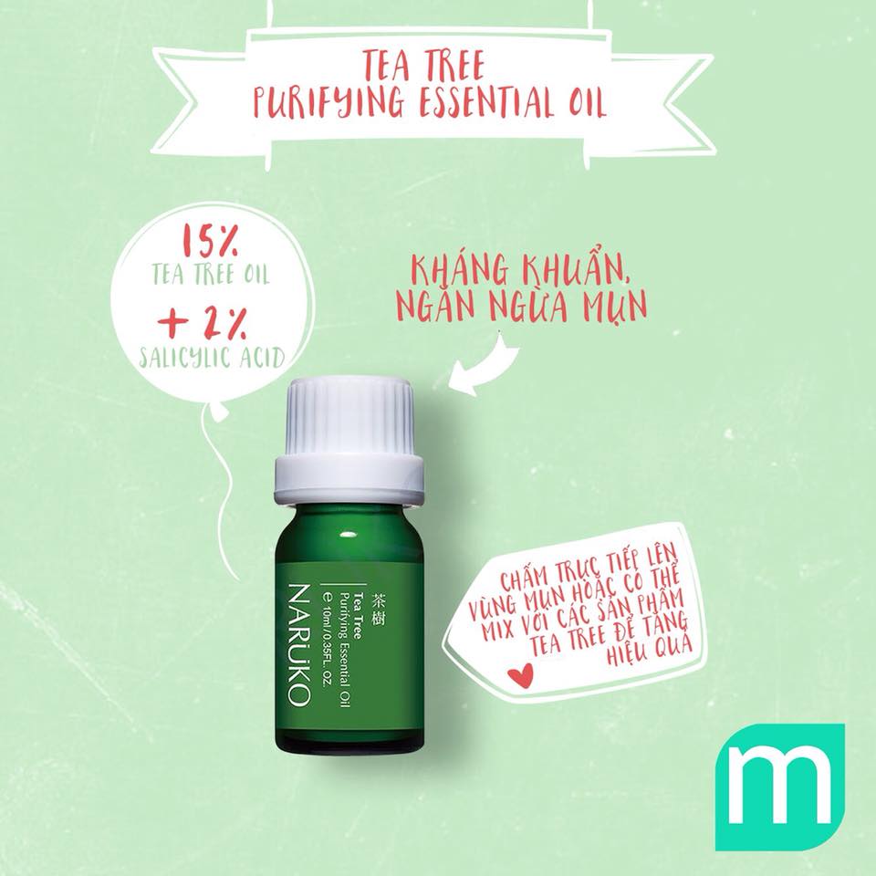 Naruko Có Tận 3 Loại Tea Tree Cơ Á? Chọn Loại Nào Bây Giờ?