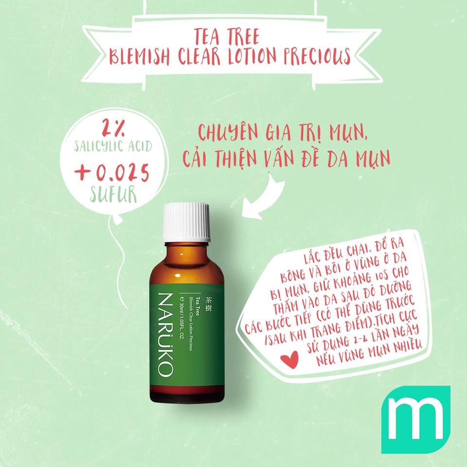 Naruko Có Tận 3 Loại Tea Tree Cơ Á? Chọn Loại Nào Bây Giờ?