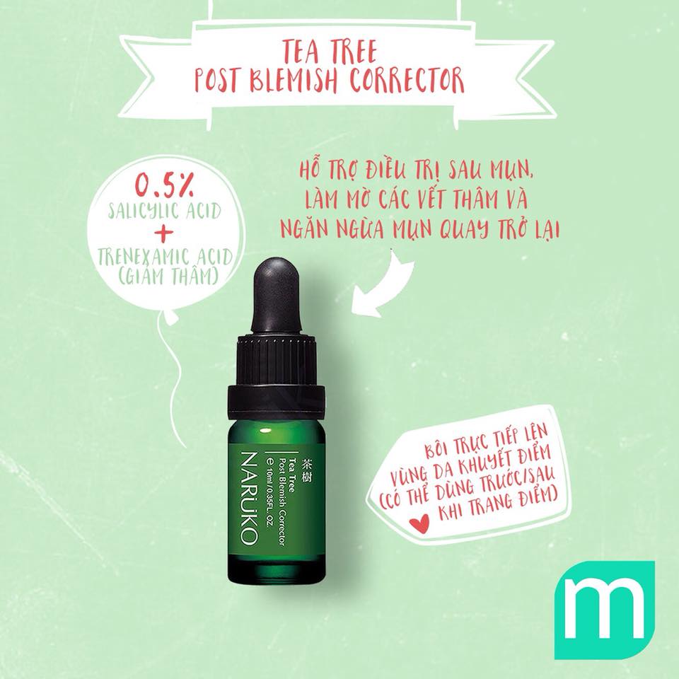Naruko Có Tận 3 Loại Tea Tree Cơ Á? Chọn Loại Nào Bây Giờ?