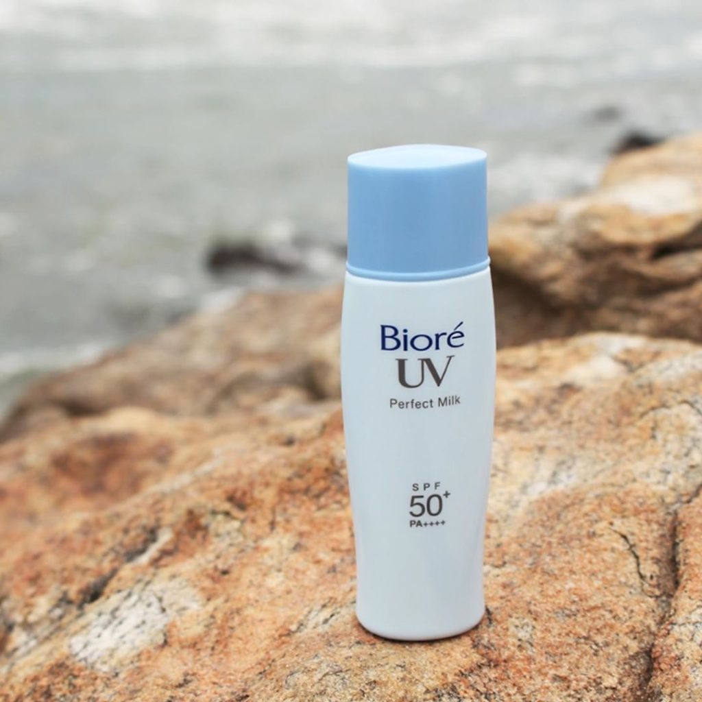Kem Chống Nắng Biore Perfect Milk Chống Thấm Nước