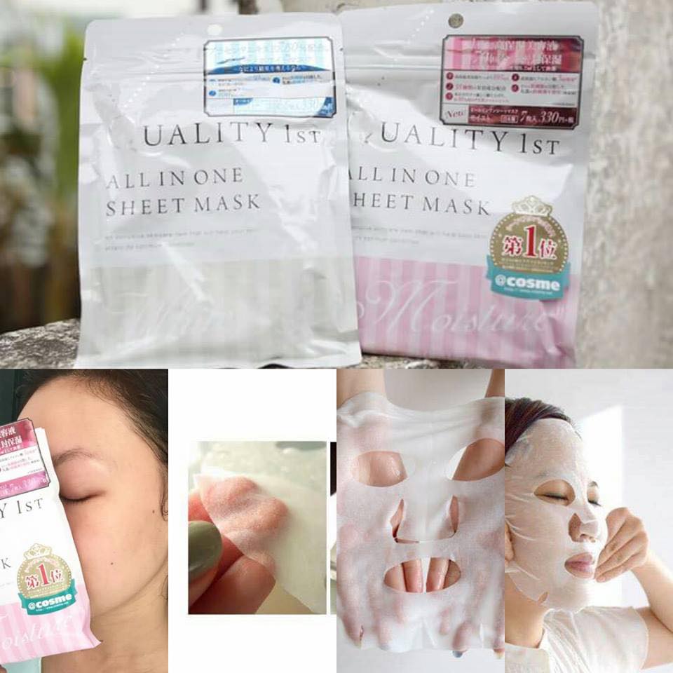 Làn Da Căng Mọng Trẻ Trung Cùng Quality First All In One Sheet Mask