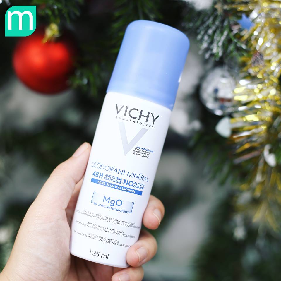 Xịt Khử Mùi Vichy Mineral 125ml xit-khu-mui-vichy-mineral-125ml