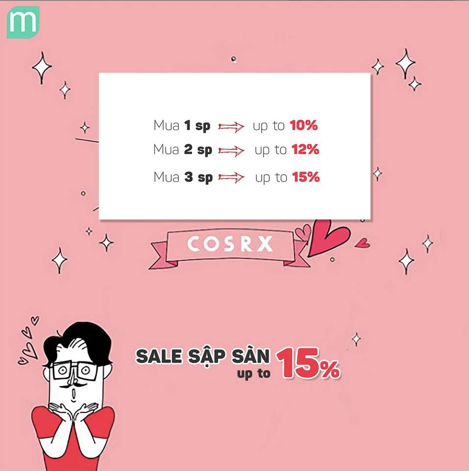mua-1-duoc-3-chuong-trinh-sale-cosrx-shock-chua-tung-co-tien-le