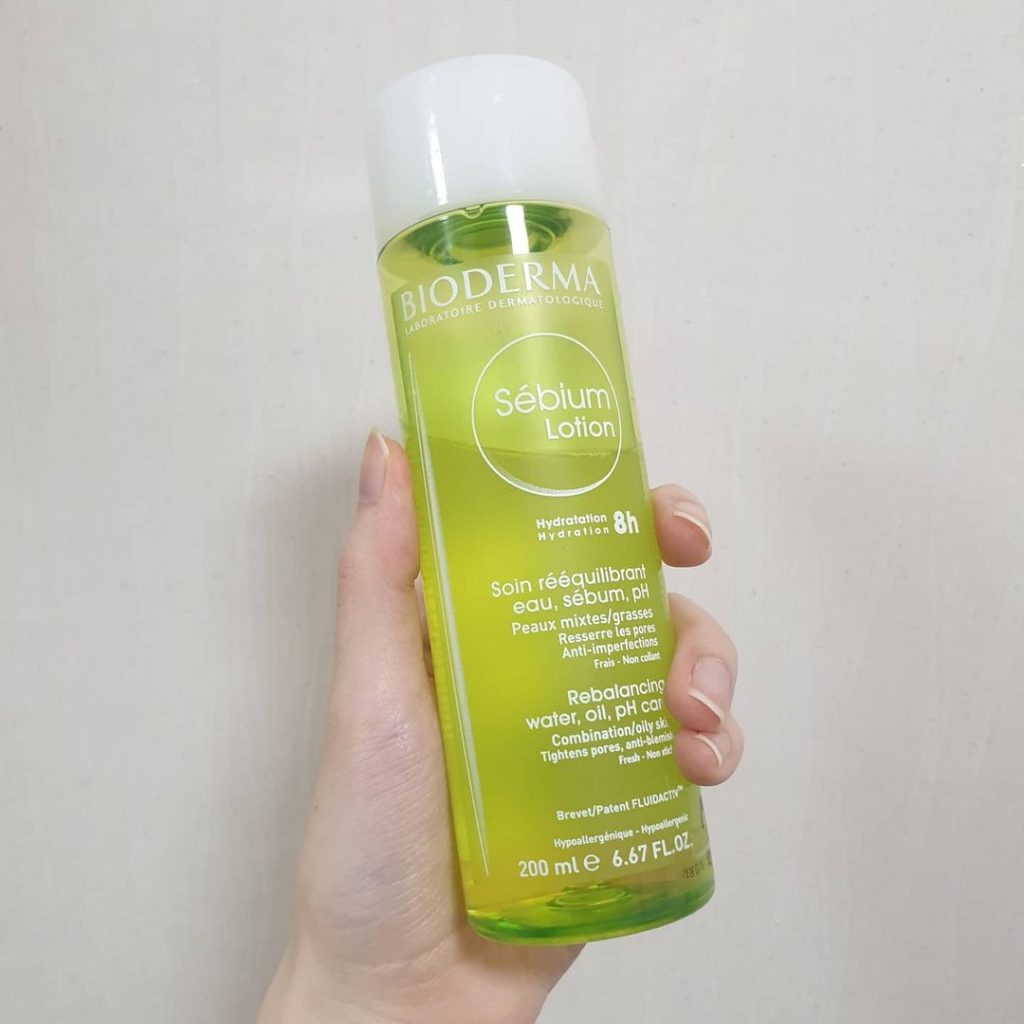 Nước Hoa Hồng Cho Da Dầu Mụn Bioderma Sebium Lotion 200ml
