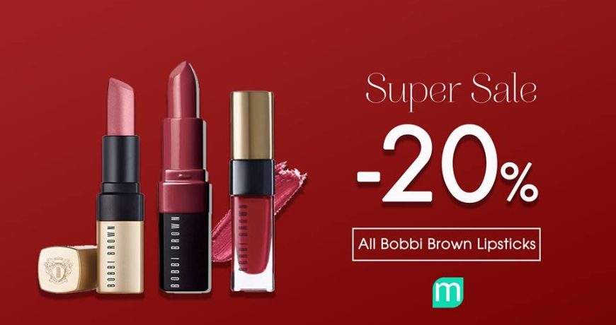 Sale Sập Sàn 20% Toàn Bộ Son Bobbi Brown sale-sap-san-20-toan-bo-son-bobbi-brown