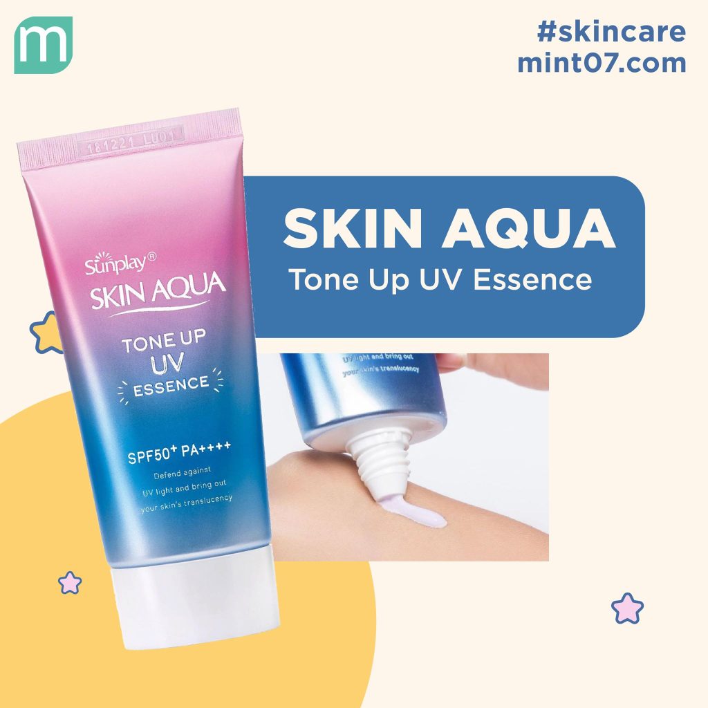 Kem Chống Nắng Skin Aqua Rohto Tone Up UV Essence SPF50