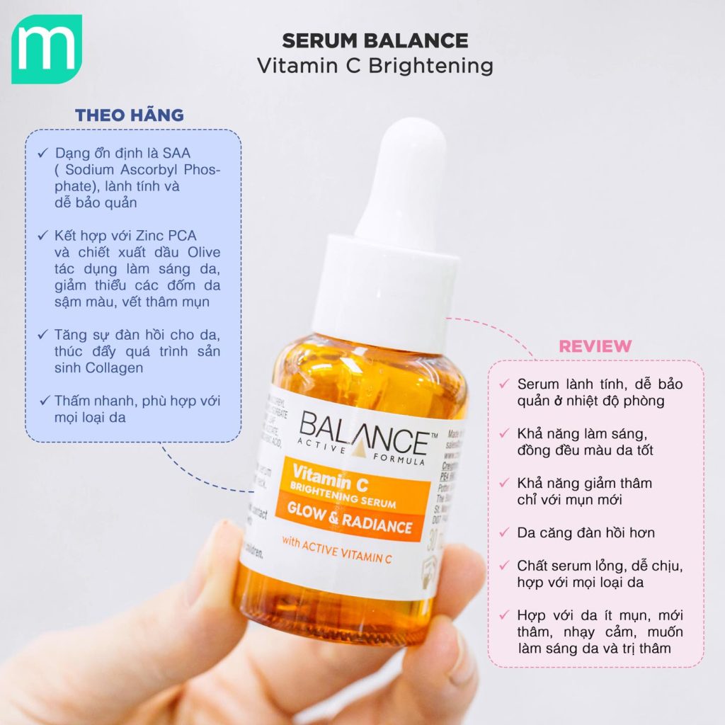 Serum Làm Sáng Balance Vitamin C Brightening