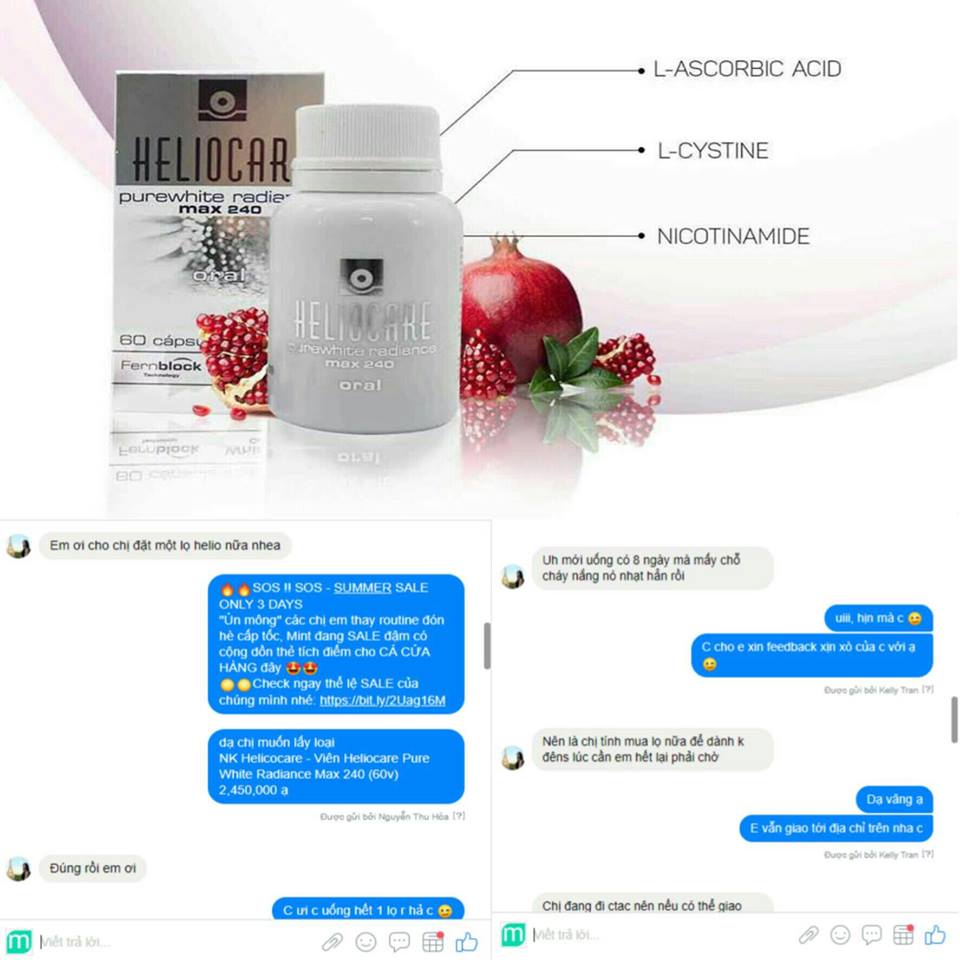 Viên Uống Trắng Da Heliocare Pure White Radiance Max 240 60 Viên vien-uong-trang-da-heliocare-pure-white-radiance-max-240-60-vien