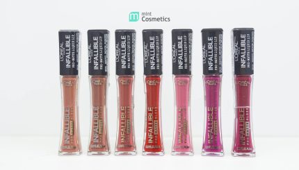 swatch-review-son-loreal-infallible-pro-matte-gloss-deal-shock-199k