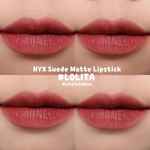 Swatch Review Son Nyx Lipstick Suede Matte Lipstick – Deal Shock 199k