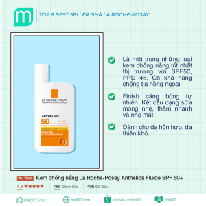 Kem Chống Nắng La Roche-Posay Shaka Fluid Anthelios