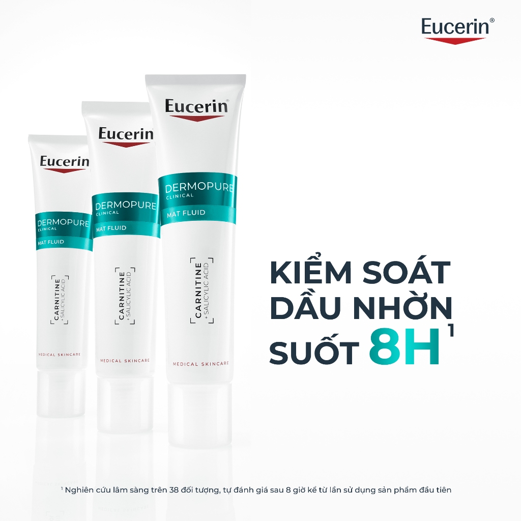 Kem Dưỡng Eucerin Dermopure Clinical Mat Fluid 40ml