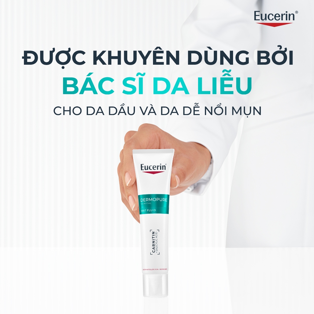 Kem Dưỡng Eucerin Dermopure Clinical Mat Fluid 40ml
