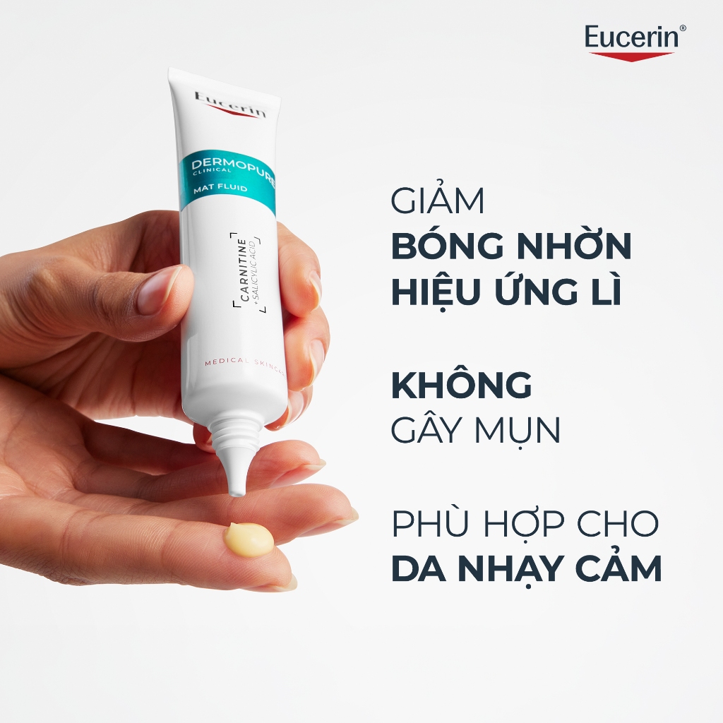 Kem Dưỡng Eucerin Dermopure Clinical Mat Fluid 40ml