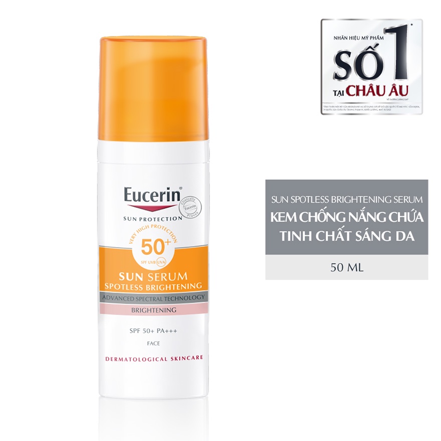 Kem Chống Nắng Eucerin Sun Serum Spotless Brightening SPF50 Kem Chống Nắng Eucerin Sun Serum Spotless Brightening SPF50