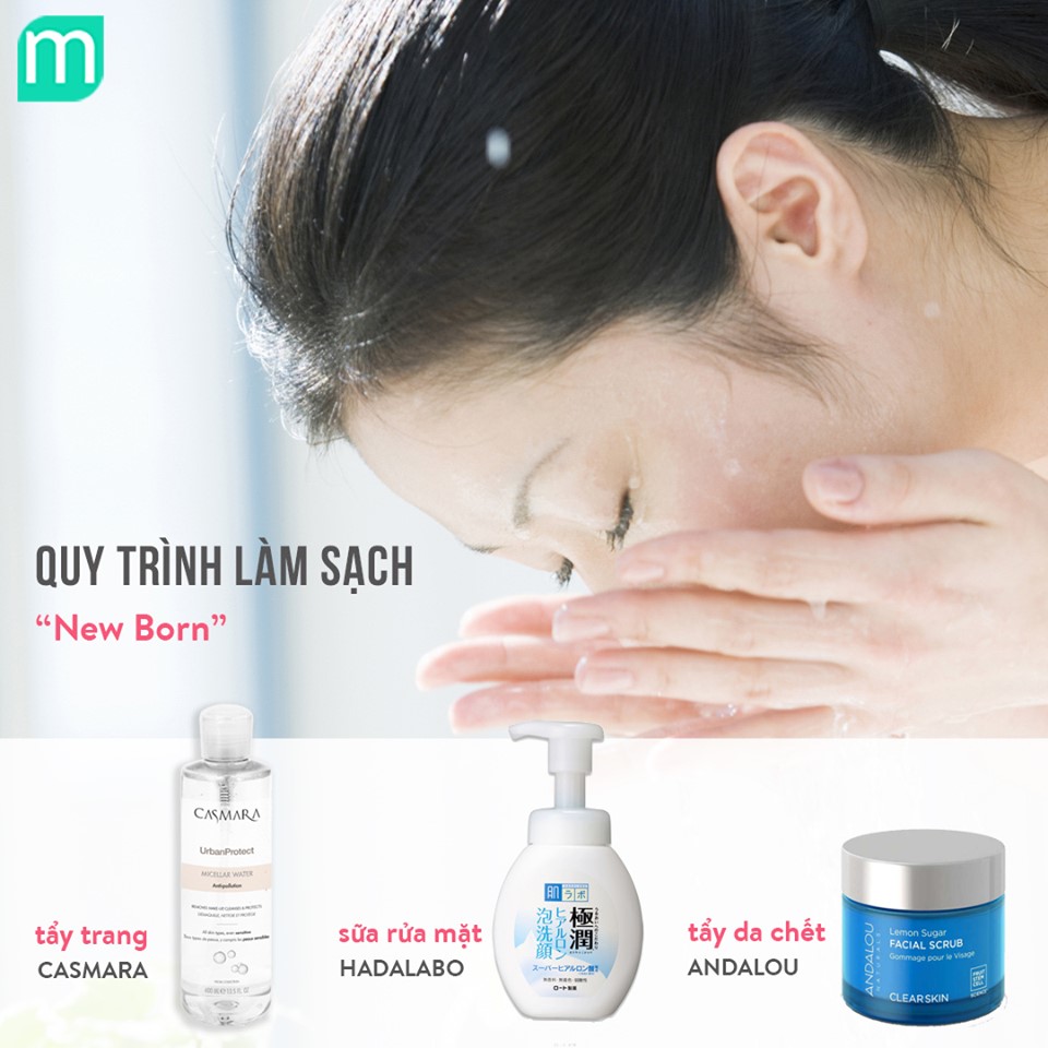 routine-cham-soc-da-cua-me-bim-sua-thuc-dem