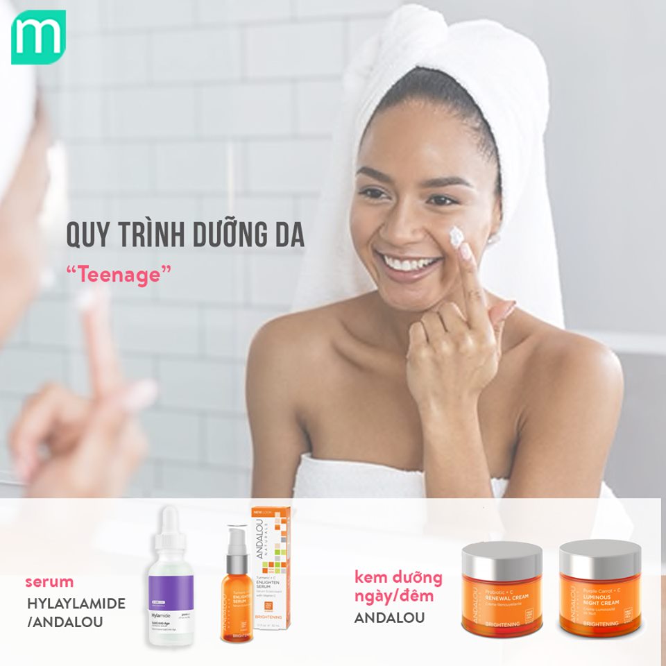 routine-cham-soc-da-cua-me-bim-sua-thuc-dem