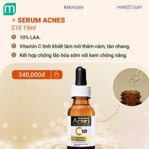 Serum làm mờ sẹo và vết thâm Acnes C10 15ml