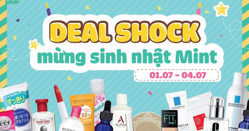 Deal Shock Up To 45% Mừng Sinh Nhật Mint