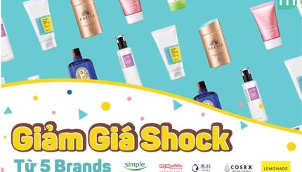Giảm Giá Shock Các Sản Phẩm Nổi Bật Từ 5 Brand Nổi Tiếng giam-gia-soc-cac-san-pham-tu-5-brand-noi-tieng