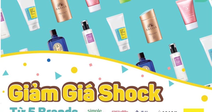 Giảm Giá Shock Các Sản Phẩm Nổi Bật Từ 5 Brand Nổi Tiếng giam-gia-soc-cac-san-pham-tu-5-brand-noi-tieng