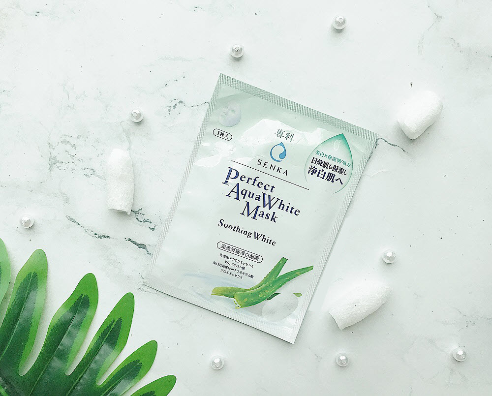 Hộp Mặt Nạ Senka Perfect Aqua White Soothing White Mask 7 Miếng hop-mat-na-senka-perfect-aqua-white-soothing-white-mask-7-mieng