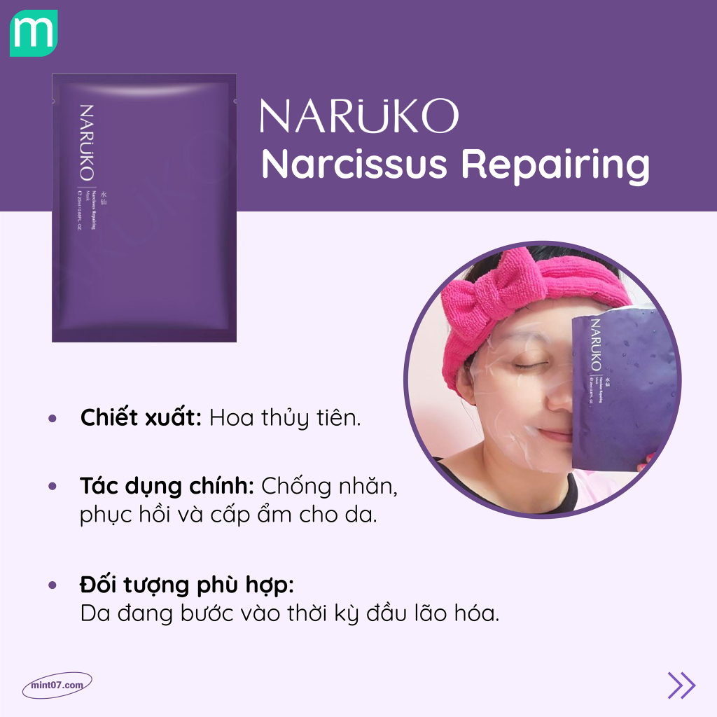 Mặt Nạ Giấy Naruko Sheet Mask