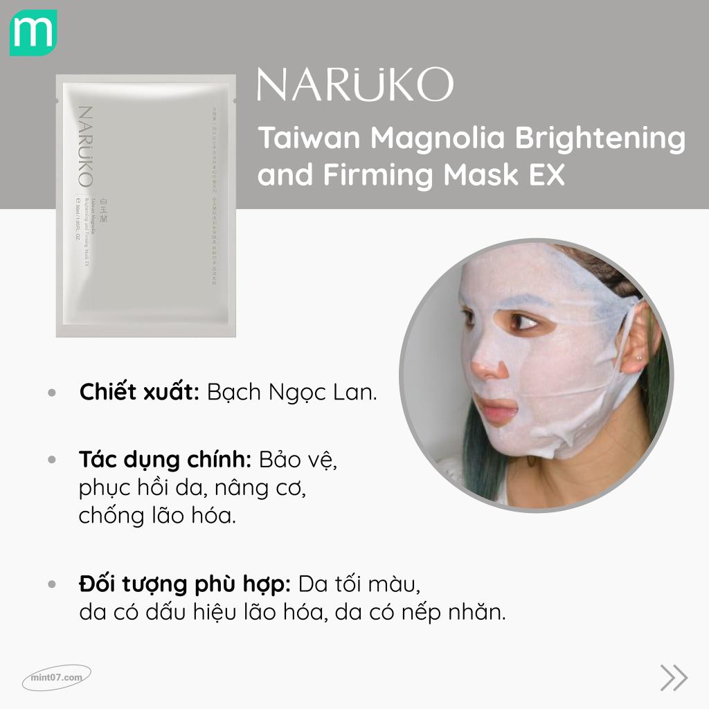 Mặt Nạ Giấy Naruko Sheet Mask