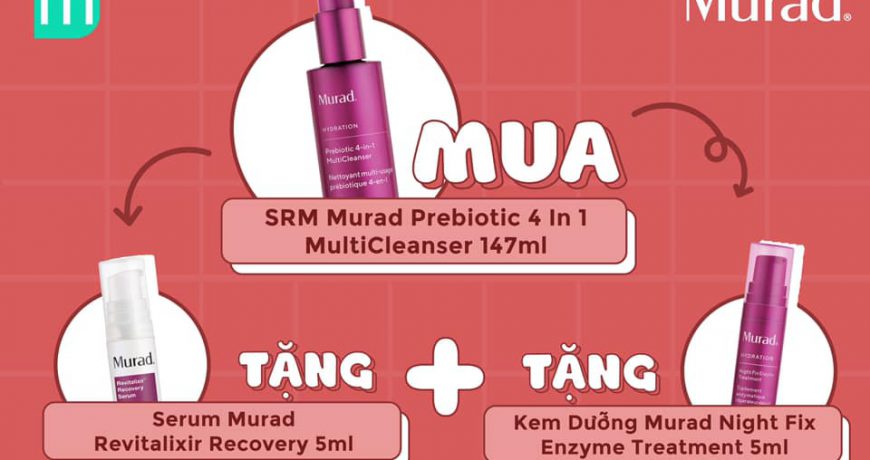 Mua 1 SRM Murad Prebiotic Tặng Serum Và Kem Dưỡng mua-1-srm-murad-prebiotic-tang-serum-va-kem-duong