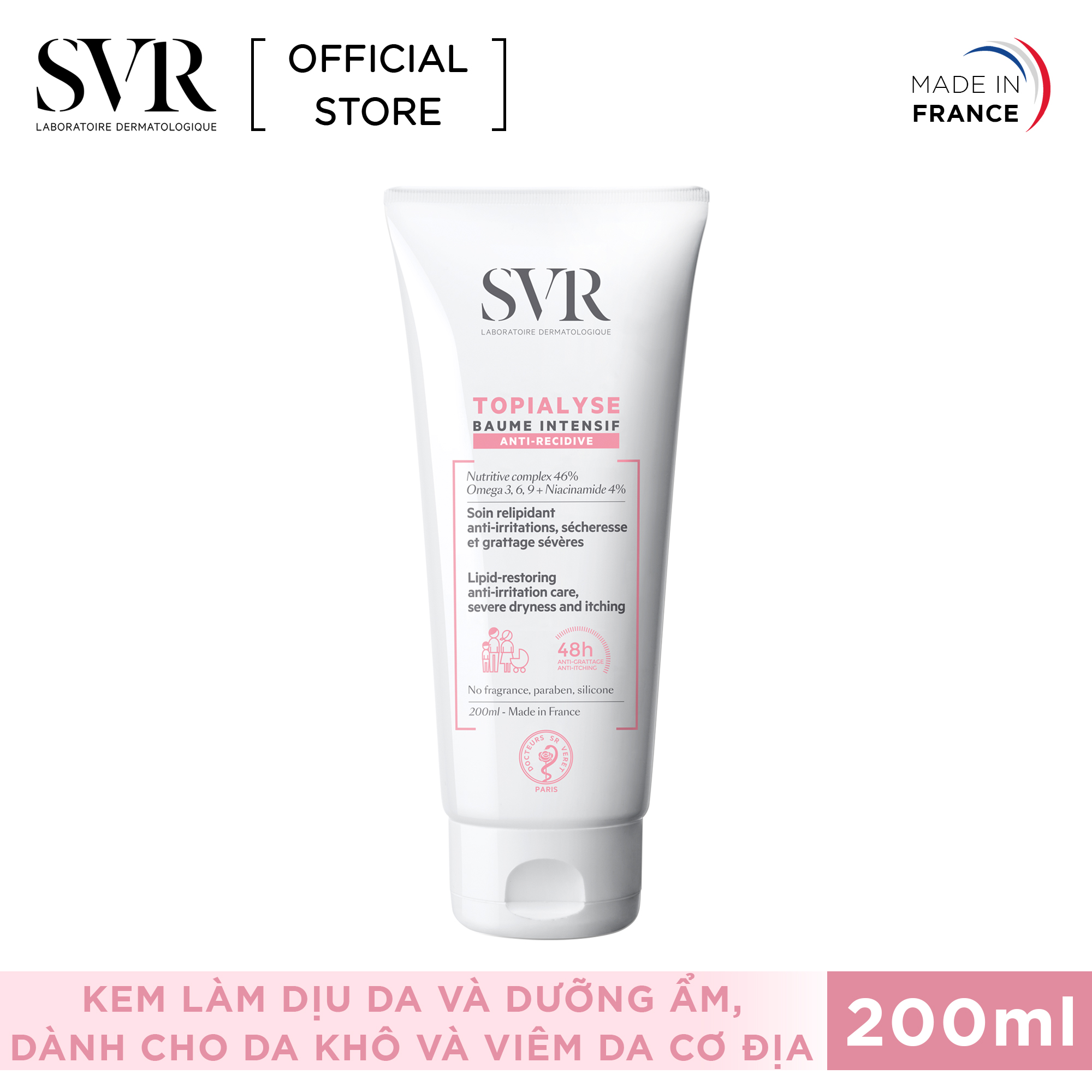 Kem Dưỡng SVR Topialyse Baume Intensif Kem Dưỡng SVR Topialyse Baume Intensif