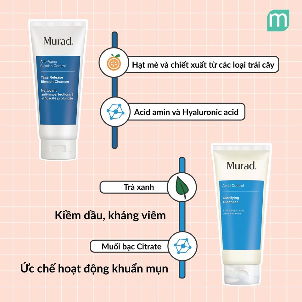 Điểm Khác Biệt Giữa 2 Sữa Rửa Mặt Trị Mụn Của Murad diem-khac-biet-giua-2-sua-rua-mat-tri-mun-cua-murad2