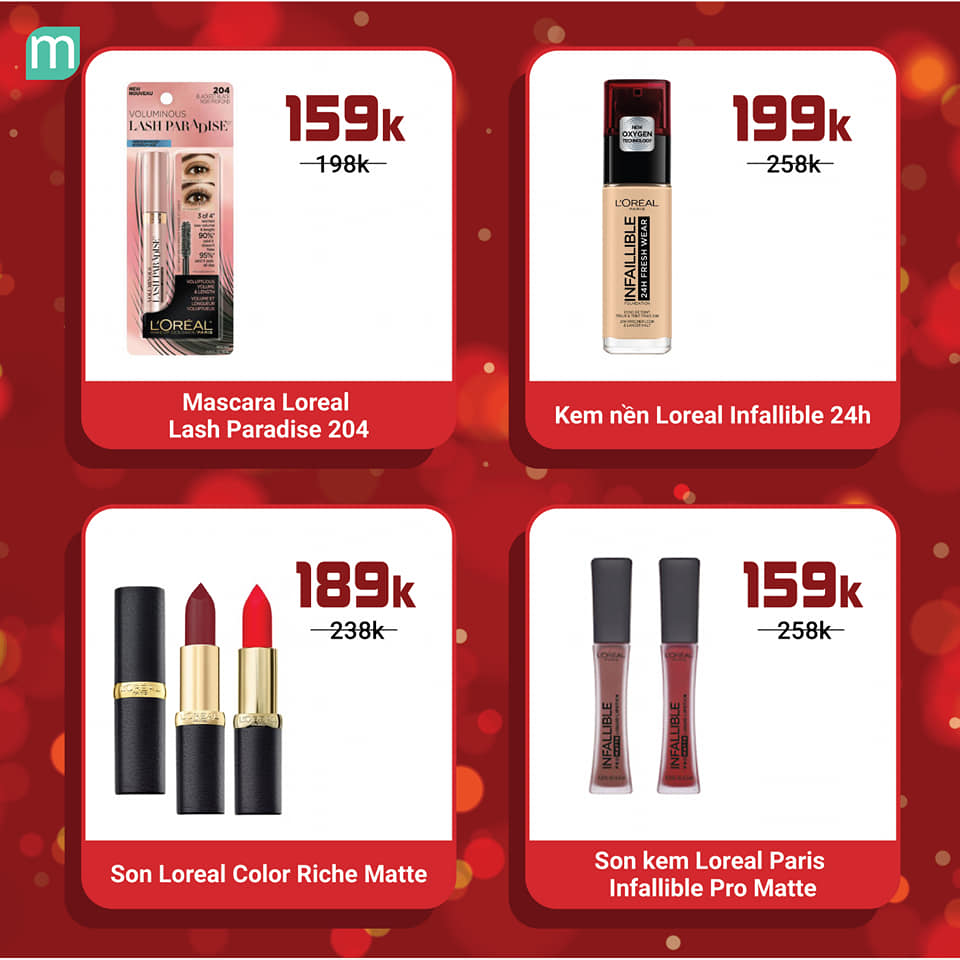 SALE SHOCK LOREAL và BỐC THĂM 100% TRÚNG THƯỞNG sale-shock-loreal-va-boc-tham-100-trung-thuong